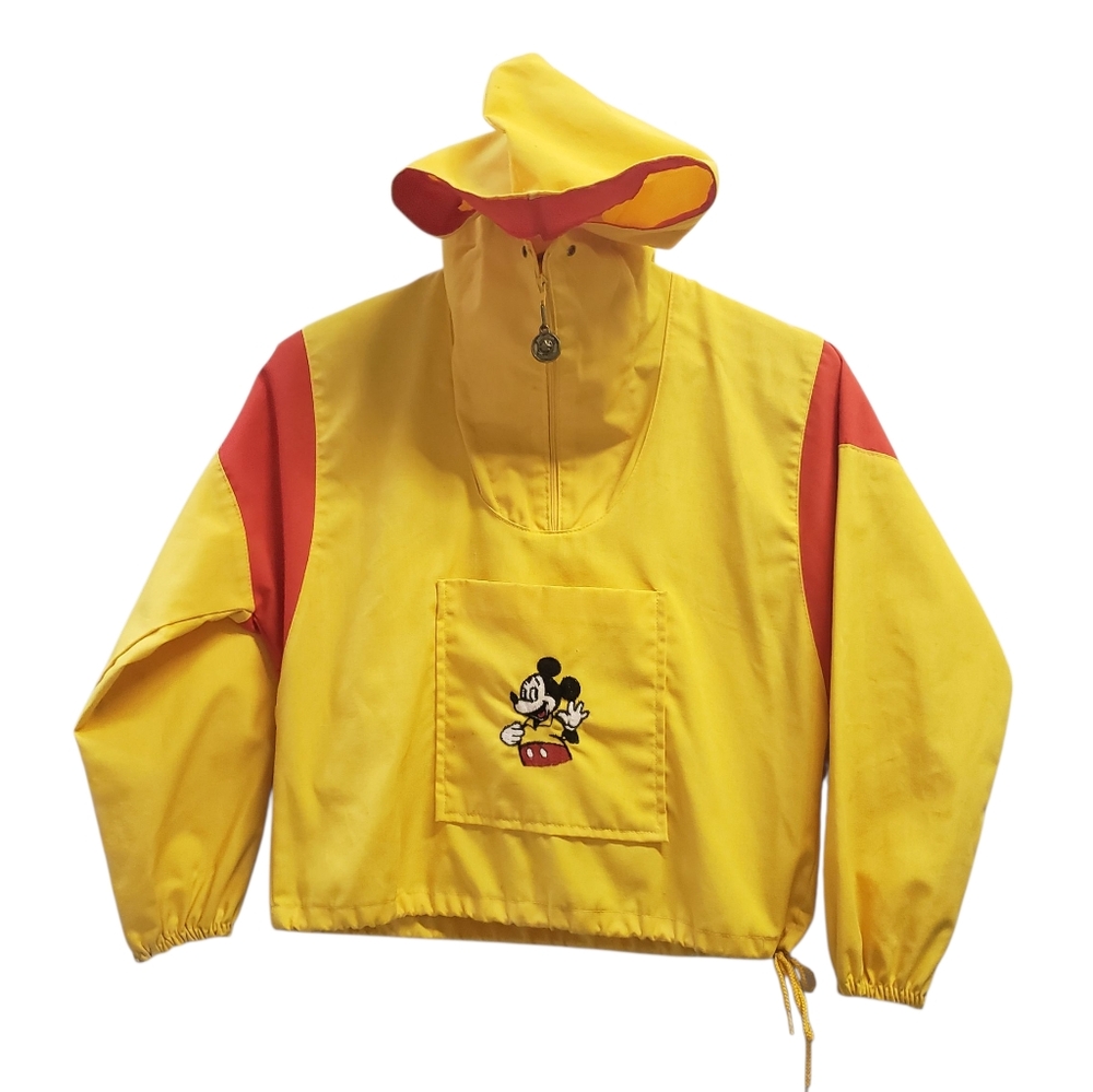 Walt Disney Productions Vintage Jacket Embroidered Mickey Mouse Weather Tamer 8